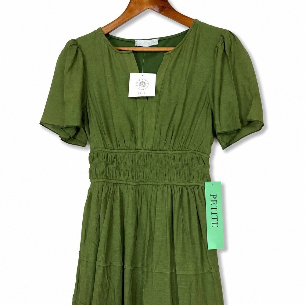 Anthropologie J Gee Large Maxi Dress Cottagecore Prairie Coastal Boho Chic Fall - Picture 3 of 7